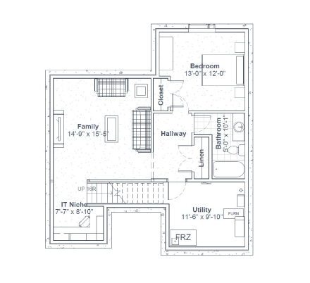 The Albany Basement Floorplan