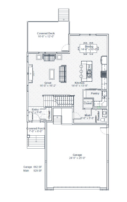 The Albany Main Floorplan