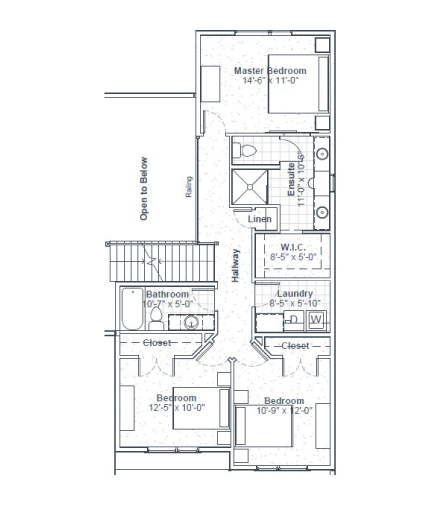 The Albany Second Floorplan